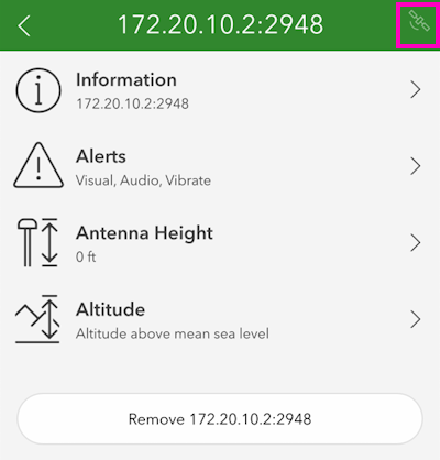 ArcGIS Survey123 Sensor Settings